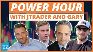 Power Hour with JTrader! $GM $PFE $F $AAPL! | ZingerNation Power Hour