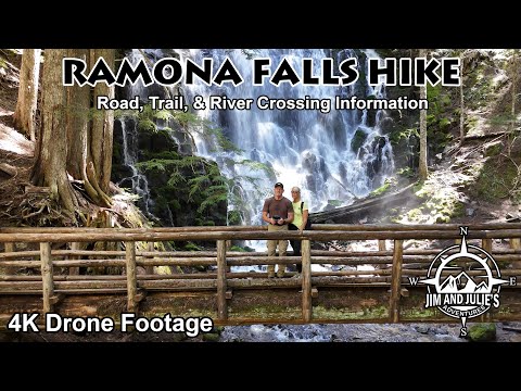 Ramona Falls Hike – Mt. Hood National Forest / 4K Drone Footage