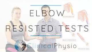 Elbow Resisted Tests and Testing | Clinical Physio Premium