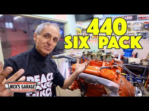 Rebuilt 440 Six Pack ROARS on the DYNO