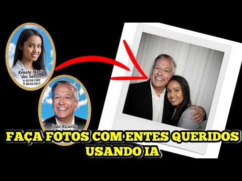 HOW TO TAKE A PHOTO WITH A DECEASED RELATIVE HUGGING WITH AI