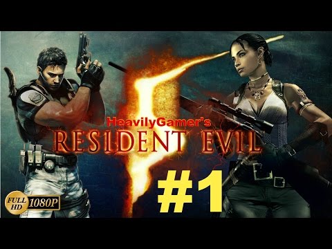 Resident Evil 5 PC Gameplay Walkthrough Part 1:The Fuckin Gates Are Closed!/Uroboros Boss Fight