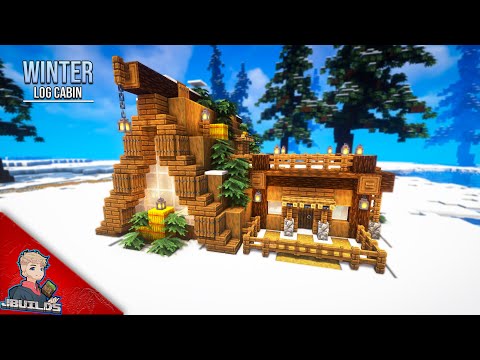 Ultimate Winter Log Cabin Tutorial - You Won't Believe How Easy!