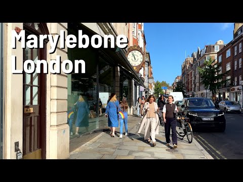 LONDON Marylebone 🇬🇧 Walking Tour 4K