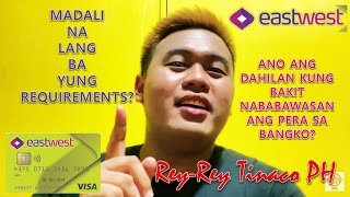 How To Open A Savings Account On Eastwest Bank | 8th Vlog Na Yarn!? | Rey-Rey Tinaco PH