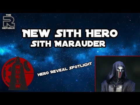 New Attacker Sith Marauder | Hero Reveal Spotlight | Star Wars Galaxy of Heroes