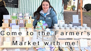 Day in the life of our handmade soap business: First farmers market of 2023 & how much money we made