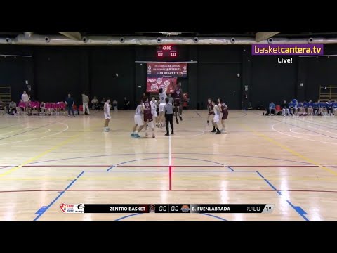 U16M. ZENTRO BASKET vs B. FUENLABRADA (Directo). Liga Cadete FBMadrid #BasketCantera.TV