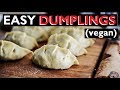How to make vegan Dumplings, Gyoza, Chinese Potstickers recipe 餃子 | ぎょうざ