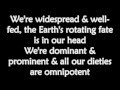 Bad Religion - Part IV (The Index Fossil) (Lyrics)