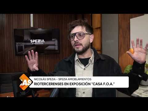 Riotercerenses en exposición Casa F O A , Nicolás Spezia