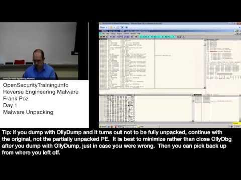 Reverse Engineering Malware Day 1 Part 17: Malware Unpacking