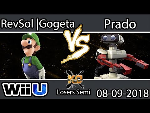 KO2018 Smash Wii U (LS) - Prado (R.O.B.) vs. RevSol|Gogeta (Luigi)
