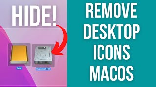 How To Clear Mac Desktop Icons - Hide Remove Macintosh HD, External Drives, Connected Servers