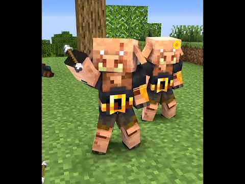 Monster School:POOR BABY PIGLIN BRUTE - Sad Story-Minecraft Animation - (shorts version) #Shorts​ 15