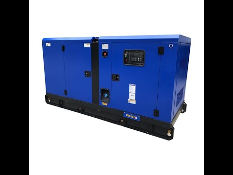 100kw Cummins soundproof diesel generator testing
