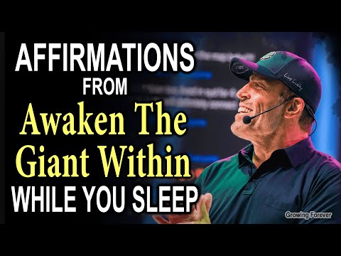 Powerful Tony Robbins Affirmations From "Awaken The Giant Within" ~ Law of Attraction