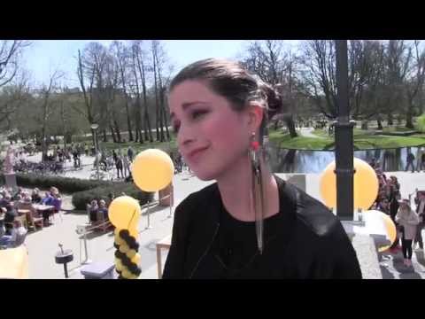 ESCKAZ live in Amsterdam: Ann Sophie (Germany) interview (at Eurovision In Concert)