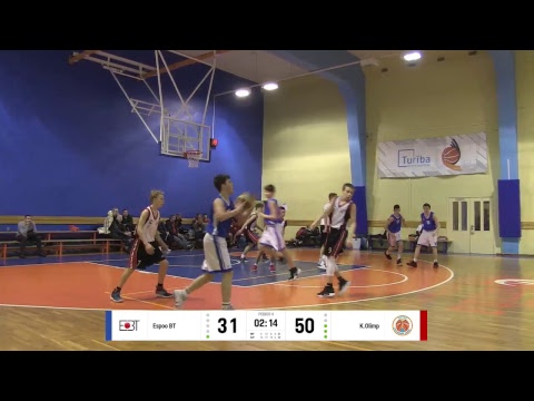 BBBL boys U14 Espoo Basket Team 2005  vs  Kupchinsky Olimp 2005