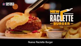 FOSTER’S HOLLYWOOD Raclette Burger anuncio