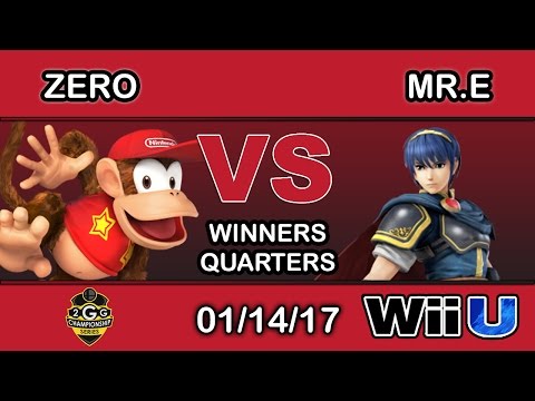 2GGC: Genesis Saga - TSM | ZeRo (Diddy Kong) Vs. SS | Mr.E (Marth) Winners Quarters - Smash Wii U