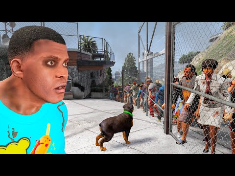 A MANSÃO DO FRANKLIN EM UM ATAQUE ZUMBI NO GTA 5
