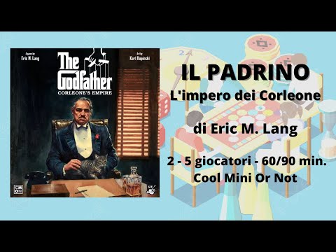 The Godfather: The Corleone Empire (board game) - Italian tutorial