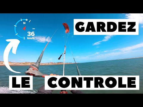 Managing your speed effectively when kitesurfing