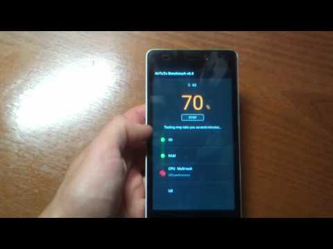 тест производительности antutu benchmark на смартфоне Doogee x5