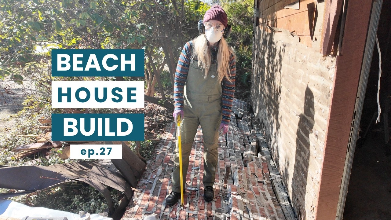 Removing Brick & Siding for a Panel Upgrade | Garage to Gym Transformation [ep.27]