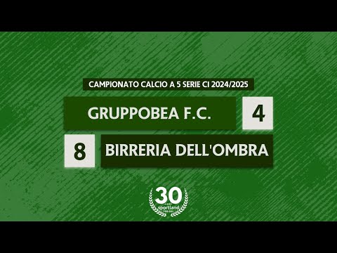 [HIGHLIGHTS] • Campionato Calcio a 5 Serie C1 2024/2025 - Gruppobea FC v Birreria dell'Ombra