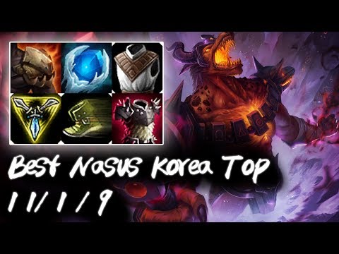 Best Nasus Korea Top vs Fiora | Korea High Elo Replays