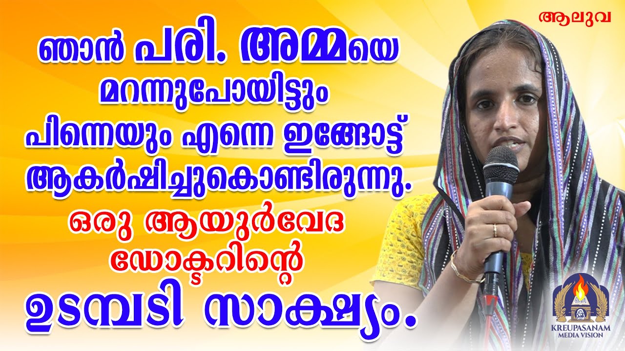 ഞാൻ പരി. അമ്മയെ മറന്നുപോയിട്ടും പിന്നെയും എന്നെ ഇങ്ങോട്ട് ആകർഷിച്ചുകൊണ്ടിരുന്നു.