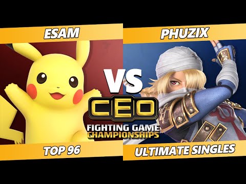 CEO 2021 - ESAM (Pikachu) Vs. Phuzix (Pac-Man, Sheik) SSBU Ultimate Tournament