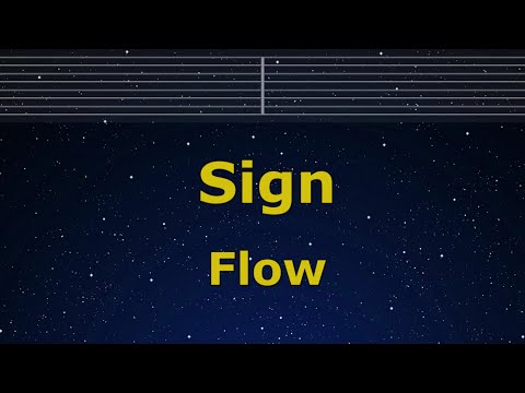 Karaoke♬ Sign - FLOW 【No Guide Melody】 Instrumental, Lyric, BGM, 歌詞 Romanized　NARUTO