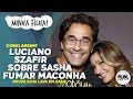 LUCIANO SZAFIR SOBRE SASHA FUMAR MACONHA E BRIGAS E FAZ REPÓRTER CALAR A BOCA