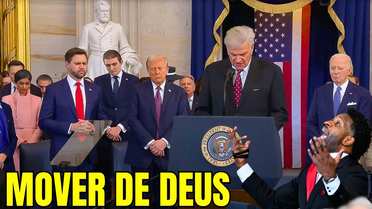 DEUS TOMOU DOIS REVERENDOS EM ORAÇÃO NA POSSE DE TRUMP - Mover de Deus ao vivo
