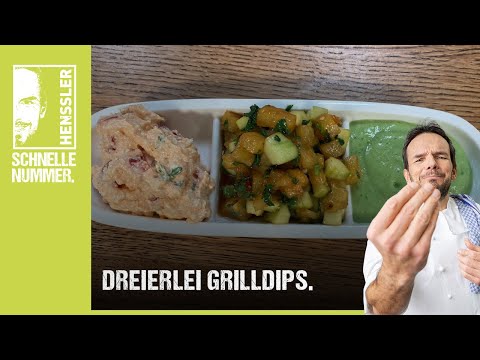 Quick Three-Way BBQ Dip Recipe by Steffen Henssler