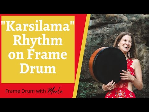 "Karsilama" Frame Drum Improv - 9 Beat Turkish Rhythm - Play Along!