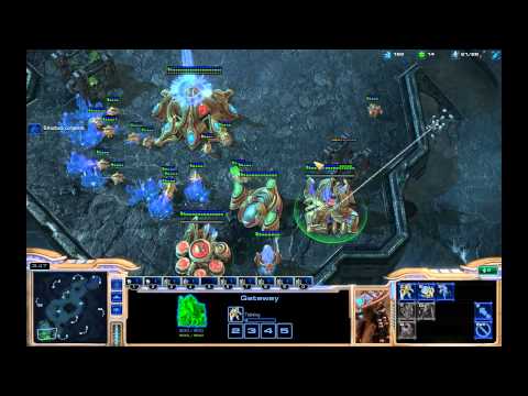 Starcraft II Online Gameplay - 1v1 Custom Match - Bunker Rush Cheese Fail !