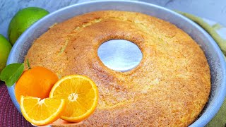 COM 2 LARANJAS + 2 OVOS FIZ UM BOLO DE LARANJA DE LIQUIDIFICADOR | NOSSA COZINHA