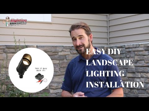 Easy How to Install Low Voltage Landscape Lighting for beginners