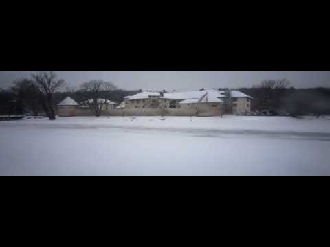 Grad Otočec v ledu in snegu