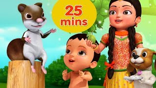 Kathbirali Squirrel Rhyme and many more Bengali Rhymes for Children Collection | Infobells