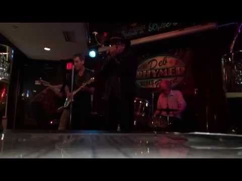 Ed Wright singing and Brian Moore on drums at Upper Deck, Victoria BC