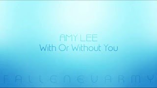 Amy Lee - With Or Without You (U2 Cover)