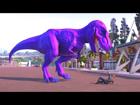 Tyrannosaurus Rex Color Pack vs Spinosaurus Breakout & Fight Dinosaurs Fighting