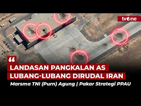 Tak Bisa Terbangkan Jet Tempur! Kondisi Pangkalan AS Pasca Serangan Balasan Iran | tvOne