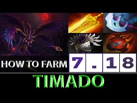Timado [Spectre] How To Farm Late Game ► Dota 2 7.18