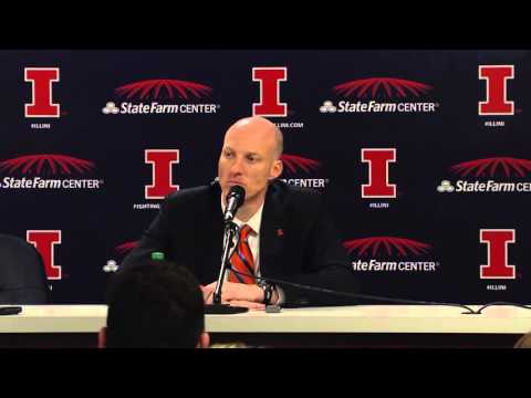 @IlliniMBB Postgame Press Conference vs. Iowa 2/7/16